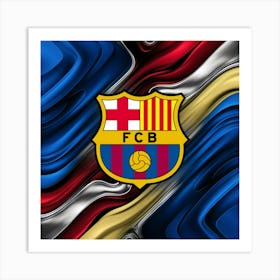 FC Barcelona Logo Wall Art 27 Art Print