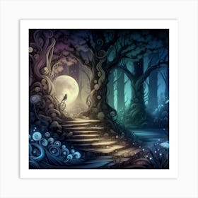 Moonlit Magic 3 Art Print