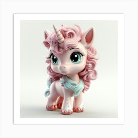 Little Unicorn 27 Art Print