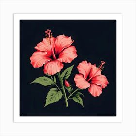 Hibiscus Flower 2 Art Print