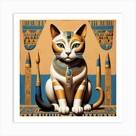 Do you like cats? This is the Pharaonic cat 9 Art Print