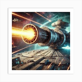 Heavy Plasma Cannon Converted Art Print