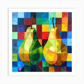 Two Pears 5 Art Print