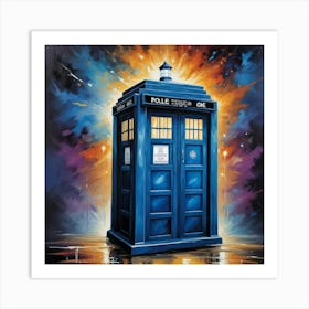 Vintage Tardis Art Print Art Print