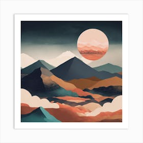 Abstract Landscape Art Print