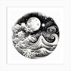 Great Wave 49 Art Print