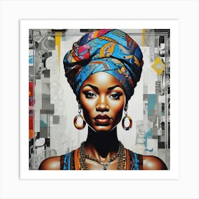 African Woman 11 Art Print