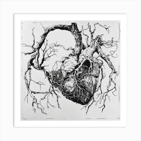 Heart Of A Tree Art Print