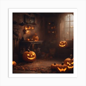 Haunted House 3 Art Print