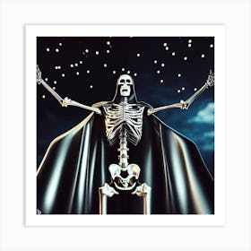 Skeleton In The Sky Art Print