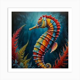 Seahorse 3 Art Print