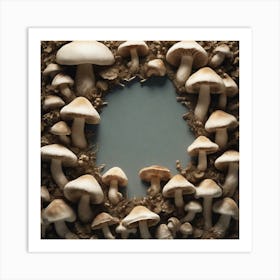 Mushroom Ring 1 Art Print