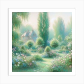 Garden In The Sun Art Print