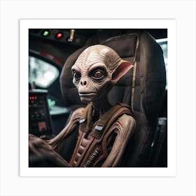 Alien Driver Art Print