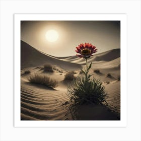 Desert Flower 1 Art Print