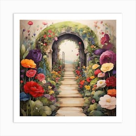 Garden Path Art Print