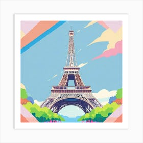 Paris Eiffel Tower 10 Art Print