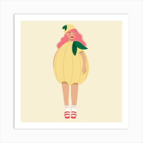 Lemon Costume Dress Up Art Print