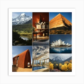 3d Art In Style Ansel Adams (3) Art Print