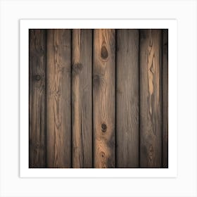 Wooden Planks Background 4 Art Print