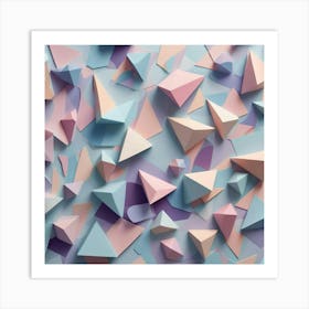 Abstract Triangles 7 Art Print