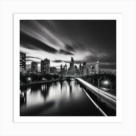 Melbourne Cityscape Art Print