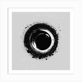 Black Hole Art Print