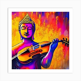 The Playing Buddha #2 Art Print