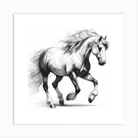 Horse Galloping 5 Art Print