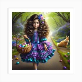 Easter Girl 10 Art Print