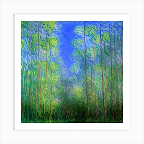 Forest Abstract Art Print