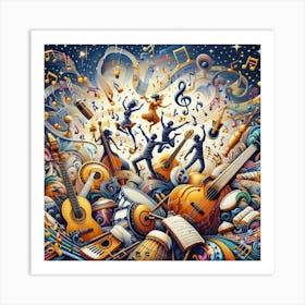 Music Jigsaw Puzzle Art Print