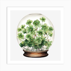 Glasshouse Clover (4) Art Print