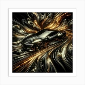 Abstract Car Art Art Print