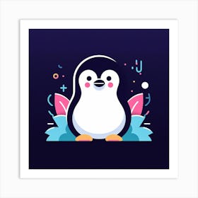 Penguin 5 Art Print