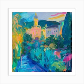 Colourful Gardens Mirabell Palace Gardens Austria 1 Art Print