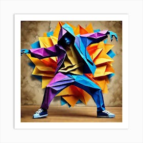 Origami Dancer 130 Art Print