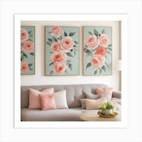 Three Roses Art Print