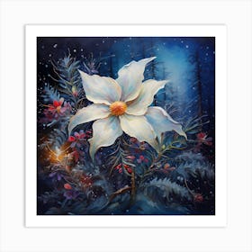 Mystical Evergreen Stardust Art Print