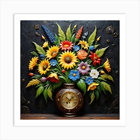 Flowers In A Vase 9 Art Print