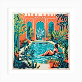 'The Pool' 3 Art Print