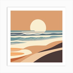 Colorful Beaches 9 Art Print