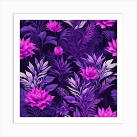 Botanical Pattern 2 Art Print