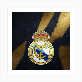 Real Madrid CF Logo Wall Art 8 Art Print