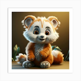 Red Panda 11 Art Print