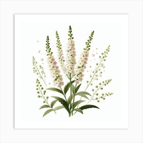 Flowers of Mignonette 1 Art Print