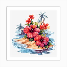 Hibiscus 3 Art Print