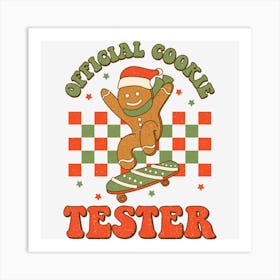 Official Cookie Tester Art Print