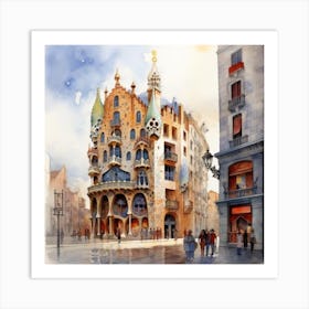 Barcelona 1 Art Print