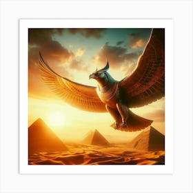 Horus Roaming The Skies Art Print